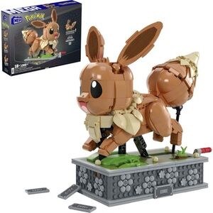 MEGA Pokemon Motion Eevee Mechanized Toy Building Set, 1366 Pcs Brick Brand New